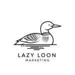 Lazy Loon Marketing Logo with Transparent Background